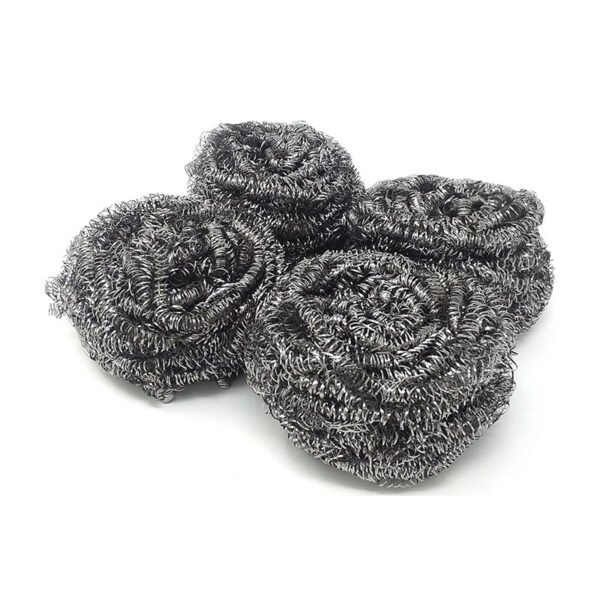 Esponja estropajo malla acero inox. plancha x 12 und