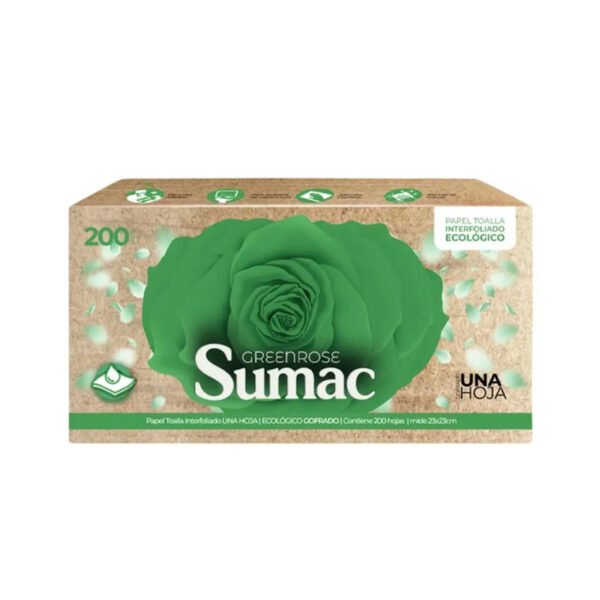 Papel interfoliado ecológico caja x 20 paq. Sumac