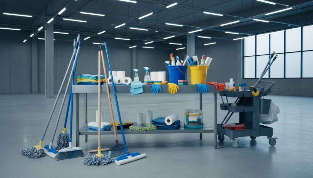 Útiles de limpieza profesional: lo necesario para desinfección profunda