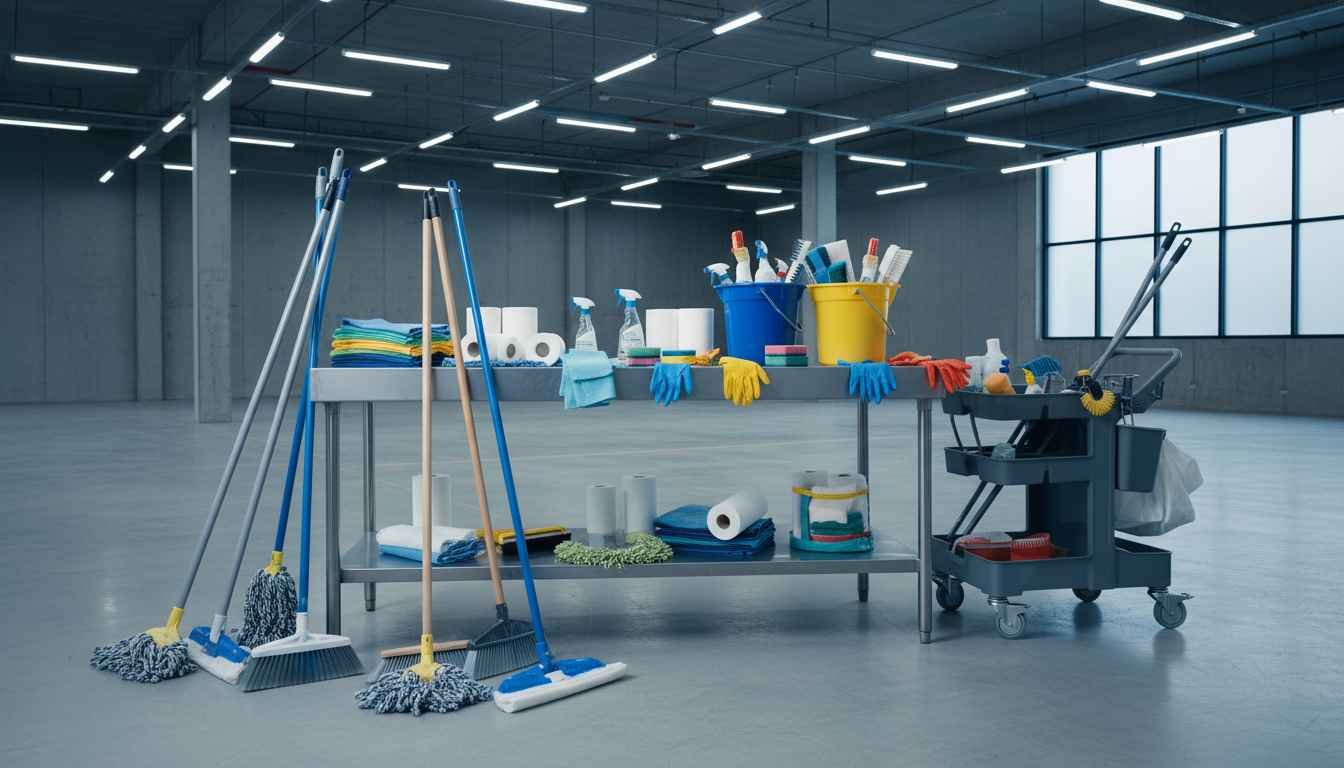 Útiles de limpieza profesional: lo necesario para desinfección profunda