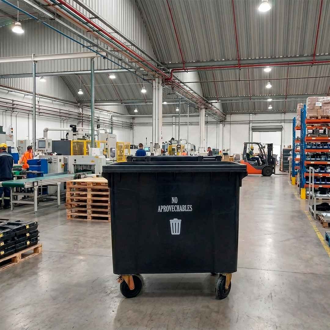 Tachos de basura de colores: importancia del reciclaje
