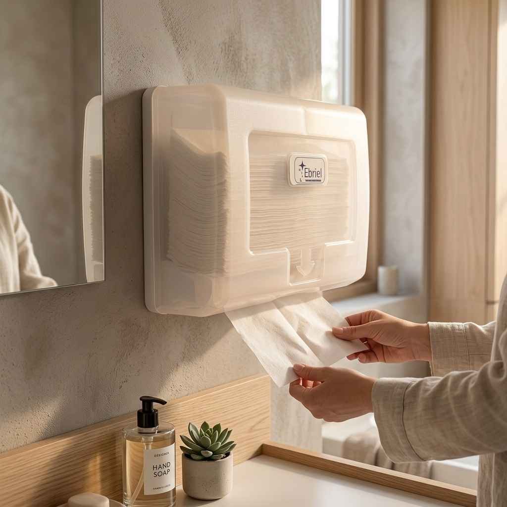 Dispensador de papel interfoliado Ebriel: Ideal para oficinas y el hogar