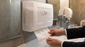 Dispensador de papel interfoliado Ebriel: Ideal para oficinas y el hogar
