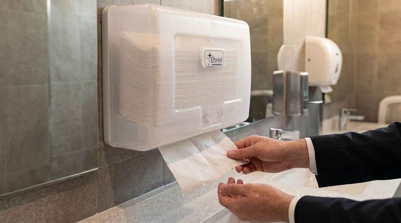 Dispensador de papel interfoliado Ebriel: Ideal para oficinas y el hogar